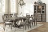 Cardano 7 Piece Dining Set in Driftwood Light Brown by Home Elegance - HEL-1689BR-96-7 - Image 1 of 0