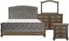 Rachelle 6 Piece Bedroom Set in Weathered Pecan by Home Elegance - HEL-1693-1-4 - Image 2 of 0