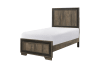 Ellendale Twin Bed in 2-Tone Finish by Home Elegance - HEL-1695T-1 - Image 4 of 0