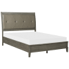 Cotterill Queen Bed in Gray by Home Elegance - HEL-1730GY-1 - Image 3 of 0