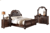 Cavalier 6 Piece Bedroom Set in Dark Cherry by Home Elegance - HEL-1757-1-4 - Image 2 of 0