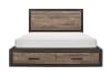Miter 6 Piece Bedroom Set in 2-Tone by Home Elegance - HEL-1762-1-4 - Image 3 of 0