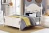 Clementine Queen Bed in White by Home Elegance - HEL-1799-1 - Image 1 of 0