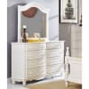 Clementine Queen Bed in White by Home Elegance - HEL-1799-1 - Image 4 of 0