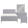 Wellsummer 6 Piece Bedroom Set in Gray by Home Elegance - HEL-1803GY-1-4 - Image 2 of 0