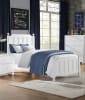 Wellsummer Twin Bed in White Finish by Home Elegance - HEL-1803WT-1 - Image 1 of 0
