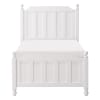 Wellsummer Twin Bed in White Finish by Home Elegance - HEL-1803WT-1 - Image 4 of 0