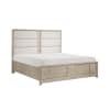 McKewen Footboard Storage Queen Platform Bed in Light Gray Finish by Home Elegance - HEL-1820N-1 - Image 1 of 0