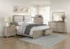 McKewen Footboard Storage Queen Platform Bed in Light Gray Finish by Home Elegance - HEL-1820N-1 - Image 2 of 0