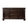 Catalonia Traditional Storage Server with Drawers in Dark Cherry Finish by Home Elegance - HEL-1824-55 - Image 1 of 0