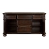 Catalonia Traditional Storage Server with Drawers in Dark Cherry Finish by Home Elegance - HEL-1824-55 - Image 2 of 0