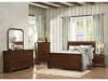 Abbeville Queen Sleigh Bed in Brown Cherry by Home Elegance - HEL-1856-1 - Image 2 of 0