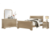 Abbeville Queen Bed in Gold by Home Elegance - HEL-1856NG-1 - Image 3 of 0