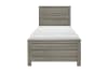 Waldorf Twin Bed in Dark Gray Finish by Home Elegance - HEL-1902T-1 - Image 3 of 0