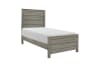 Waldorf Twin Bed in Dark Gray Finish by Home Elegance - HEL-1902T-1 - Image 4 of 0