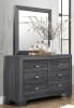 Beechnut 6 Piece Bedroom Set in Gray by Home Elegance - HEL-1904GY-1-4 - Image 5 of 0