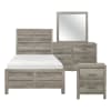 Mandan 4 Piece Youth Bedroom Set in Weathered Gray Finish by Home Elegance - HEL-1910GYT-1-4 - Image 2 of 0