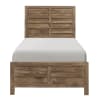 Mandan Twin Bed in Weathered Pine Finish by Home Elegance - HEL-1910T-1 - Image 3 of 0