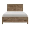 Mandan Twin Bed in Weathered Pine Finish by Home Elegance - HEL-1910T-1 - Image 5 of 0
