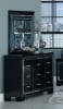 Allura 6 Piece Bedroom Set in Black by Home Elegance - HEL-1916BK-1-4 - Image 3 of 0