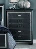 Allura 6 Piece Bedroom Set in Black by Home Elegance - HEL-1916BK-1-4 - Image 5 of 0