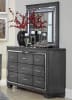 Allura Queen Bed in Gray by Home Elegance - HEL-1916GY-1 - Image 4 of 0