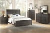 Hebron Queen Bed in Dark Cherry by Home Elegance - HEL-1923-1 - Image 4 of 0