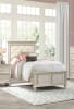 Celandine Twin Bed in Silver Finish by Home Elegance - HEL-1928T-1 - Image 1 of 0