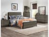 Vestavia Queen Bed in Dark Brown by Home Elegance - HEL-1936-1 - Image 2 of 0