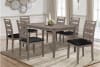 Woodrow 5 Piece Dining Room Set in Gray Finish by Home Elegance - HEL-2042-64-5 - Image 1 of 0
