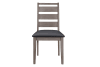 Woodrow 5 Piece Dining Room Set in Gray Finish by Home Elegance - HEL-2042-64-5 - Image 3 of 0