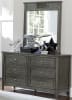 Garcia Queen Bed in Grey by Home Elegance - HEL-2046-1 - Image 4 of 0
