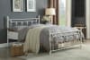 Lia Full Metal Platform Bed in White by Home Elegance - HEL-2048FW-1 - Image 1 of 0