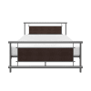 Gavino Full Metal Platform Bed in Gray by Home Elegance - HEL-2049F-1 - Image 3 of 0