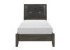 Edina 4 Piece Youth Bedroom Set in Dark Gray Finish by Home Elegance - HEL-2145TNP-1-4 - Image 3 of 0