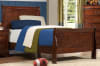 Mayville 4 Piece Youth Bedroom Set in Burnish Brown Cherry by Home Elegance - HEL-2147T-1-4 - Image 2 of 0