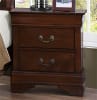 Mayville Twin Sleigh Bed in Burnish Brown Cherry by Home Elegance - HEL-2147T-1 - Image 4 of 0