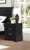 Mayville Twin Sleigh Bed in Burnished Black by Home Elegance - HEL-2147TBK-1 - Image 3 of 0