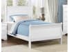 Mayville Twin Sleigh Bed in White by Home Elegance - HEL-2147TW-1 - Image 1 of 0