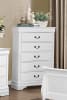 Mayville Twin Sleigh Bed in White by Home Elegance - HEL-2147TW-1 - Image 5 of 0