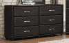 Lorenzi Queen Platform Bed in Black Vinyl by Home Elegance - HEL-2220-1 - Image 4 of 0