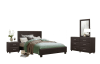 Lorenzi 6 Piece Bedroom Set in Dark Brown by Home Elegance - HEL-2220DBR-1-4 - Image 2 of 0