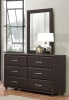 Lorenzi 6 Piece Bedroom Set in Dark Brown by Home Elegance - HEL-2220DBR-1-4 - Image 5 of 0