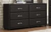 Lorenzi Twin Platform Bed in Black Vinyl by Home Elegance - HEL-2220T-1 - Image 4 of 0