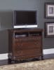 Deryn Park Queen Poster Bed in Cherry by Home Elegance - HEL-2243-1 - Image 3 of 0