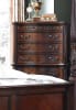 Deryn Park Queen Poster Bed in Cherry by Home Elegance - HEL-2243-1 - Image 5 of 0