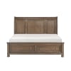 Bethel Queen Platform Bed with Footboard Storage in Antique Brown Finish by Home Elegance - HEL-2259BR-1 - Image 4 of 0