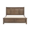 Bethel Queen Platform Bed with Footboard Storage in Antique Brown Finish by Home Elegance - HEL-2259BR-1 - Image 5 of 0
