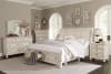 Bethel Queen Bed in Wire-Brushed White by Home Elegance - HEL-2259W-1 - Image 4 of 0