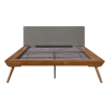 Wrenn Queen Platform Bed in Chestnut Finish by Home Elegance - HEL-2315-1 - Image 4 of 0